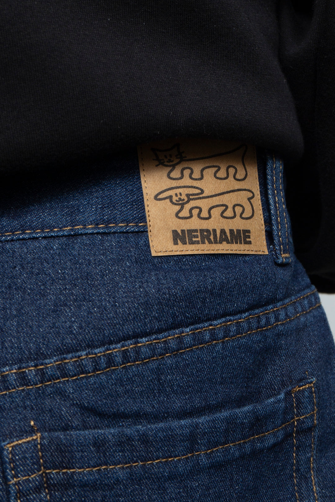 BARREL LEG JEANS (INDIGO)