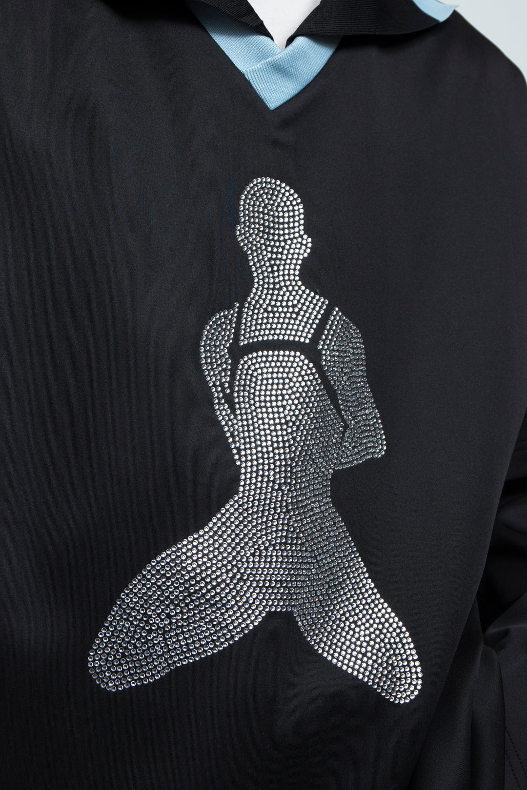 Flash diamond double-layer silhouette jersey