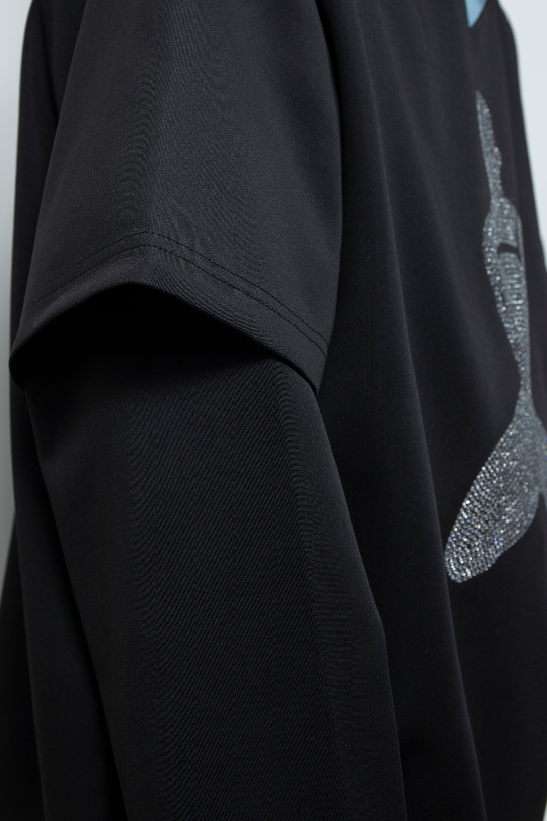 Flash diamond double-layer silhouette jersey