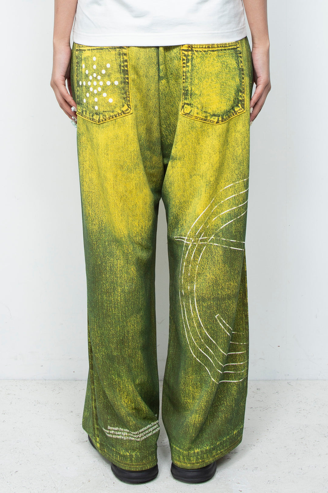 OVERSIZED TRACK PANTS YELLOW