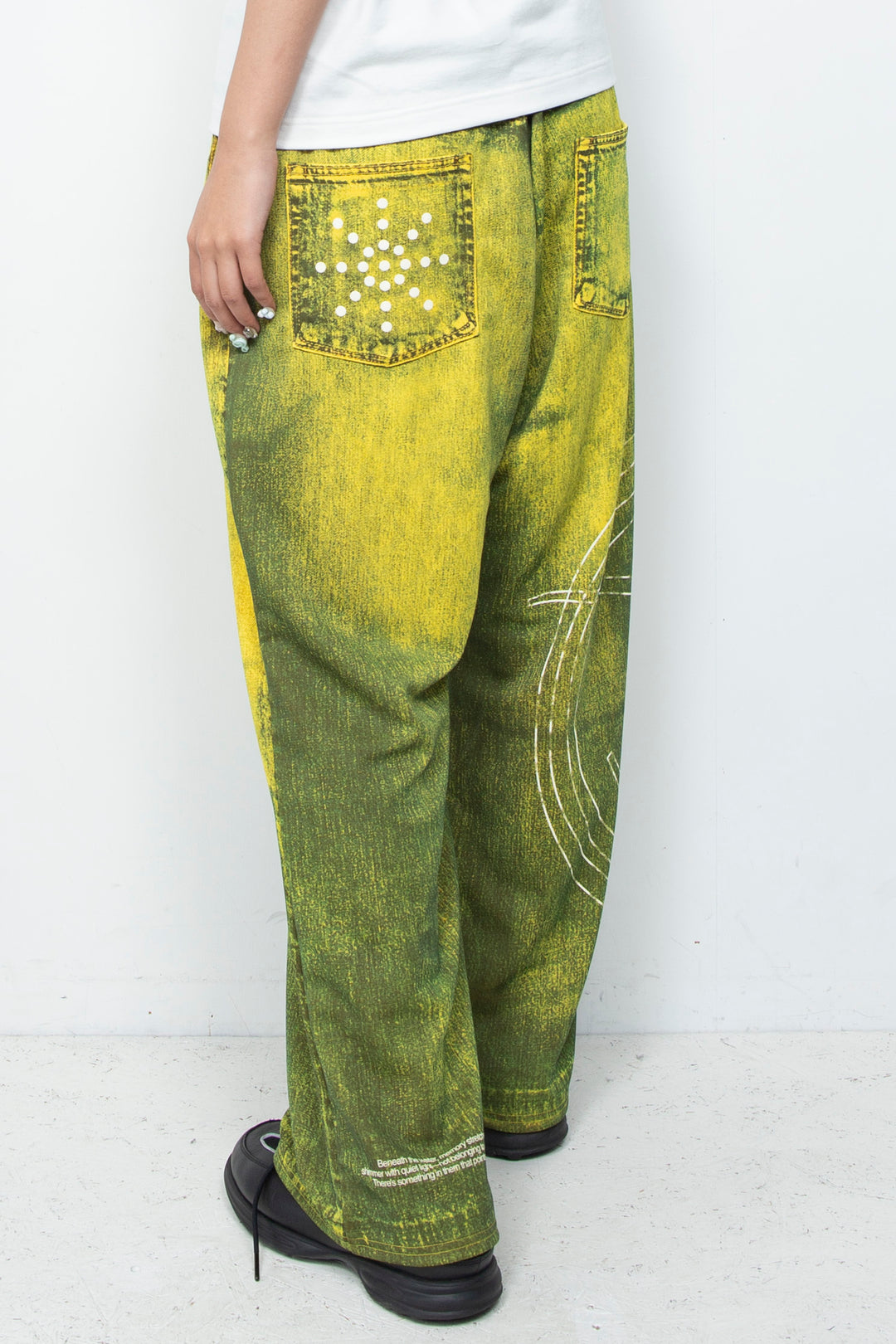 OVERSIZED TRACK PANTS YELLOW