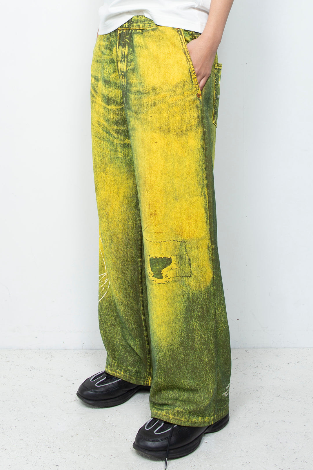 OVERSIZED TRACK PANTS YELLOW