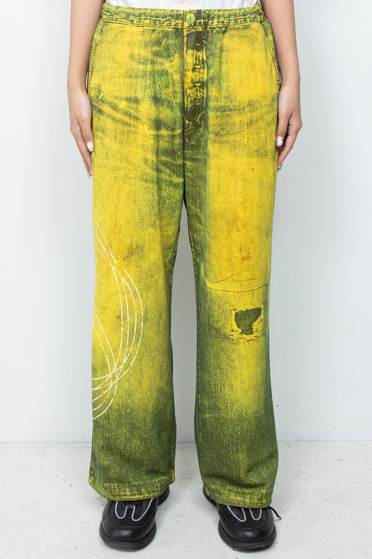 OVERSIZED TRACK PANTS YELLOW