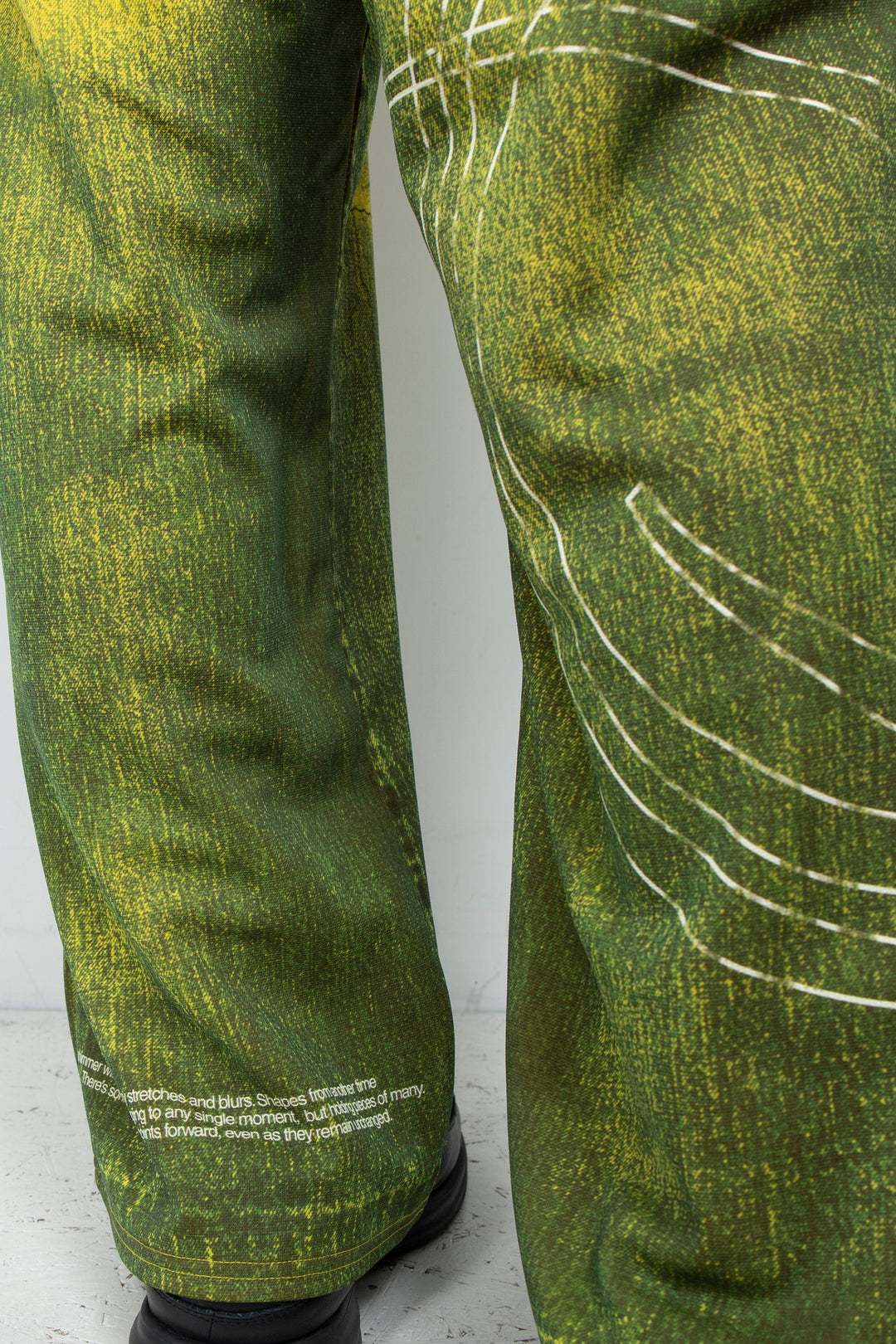 OVERSIZED TRACK PANTS YELLOW