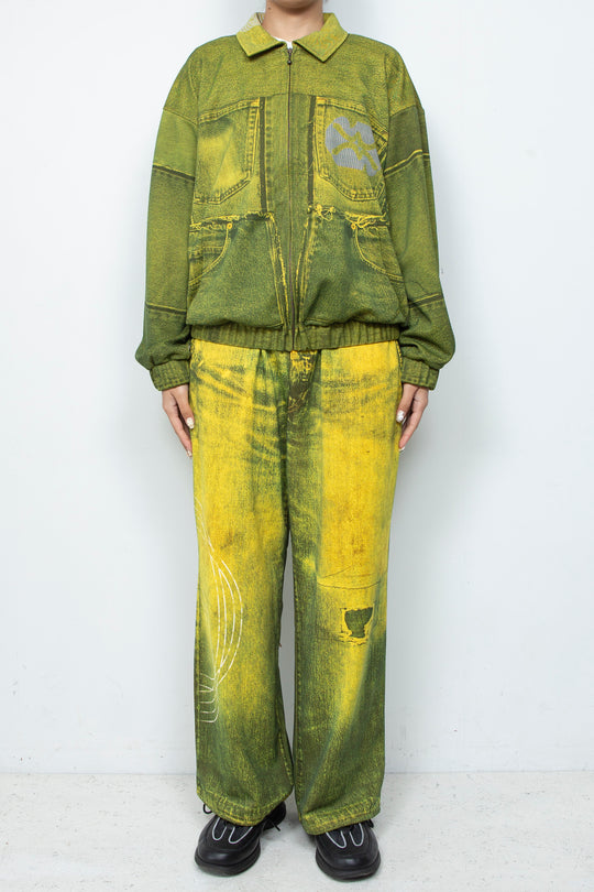 OVERSIZED TRACK PANTS YELLOW