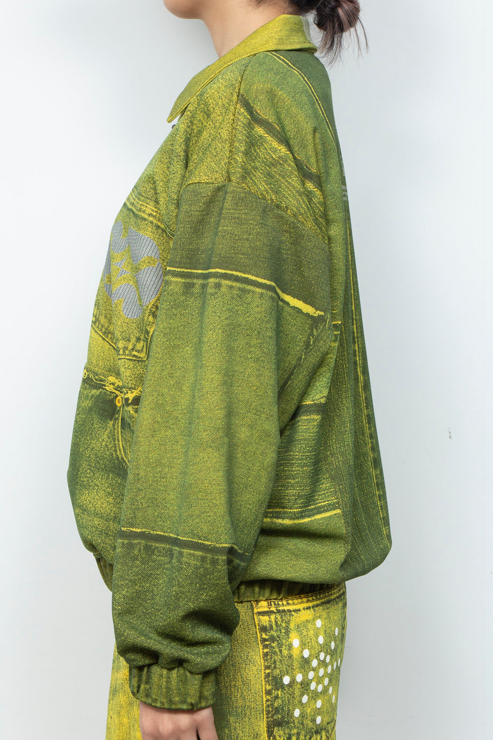 OVERSIZED TRACK JACKET GRAY