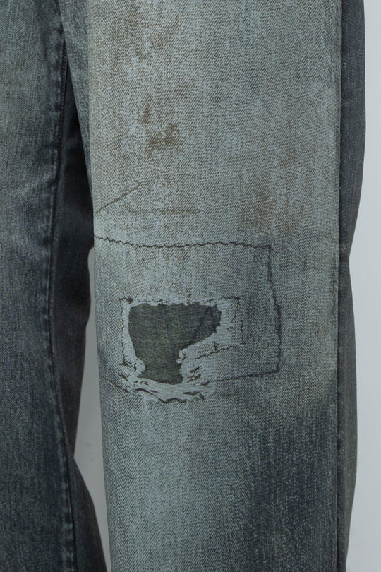 OVERSIZED TRACK PANTS GRAY