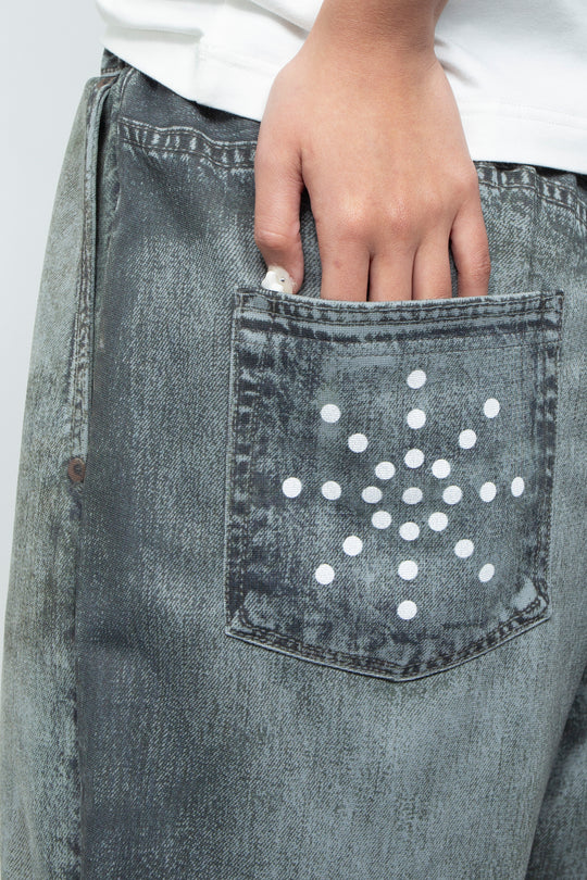 OVERSIZED TRACK PANTS GRAY