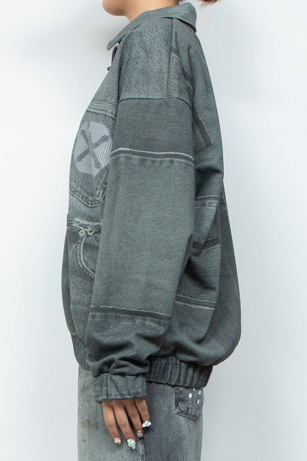 OVERSIZED TRACK JACKET YELLOW