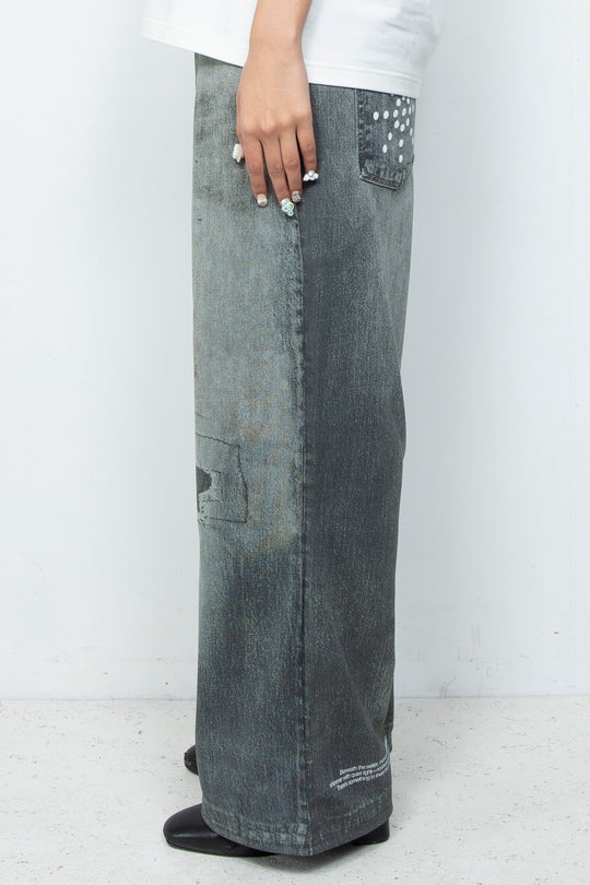 OVERSIZED TRACK PANTS GRAY
