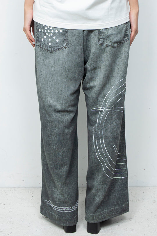 OVERSIZED TRACK PANTS GRAY