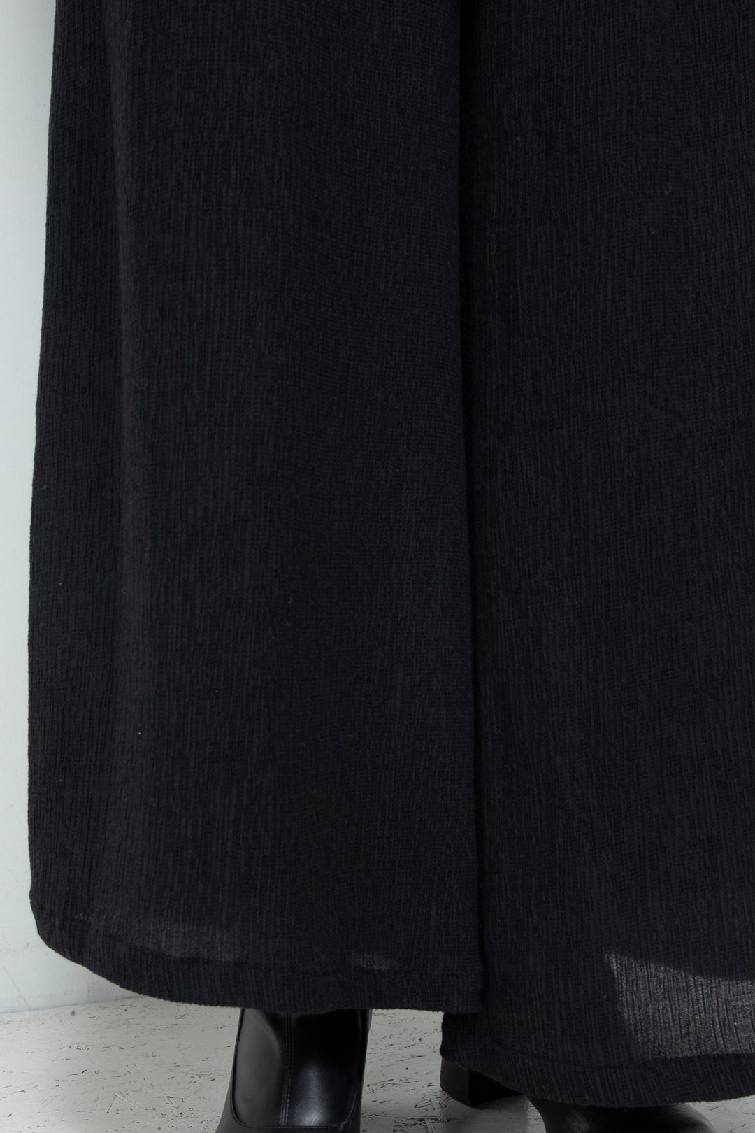 Ripple Wide Pants Black