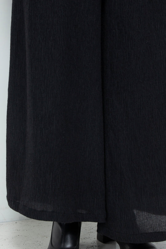 Ripple Wide Pants Black