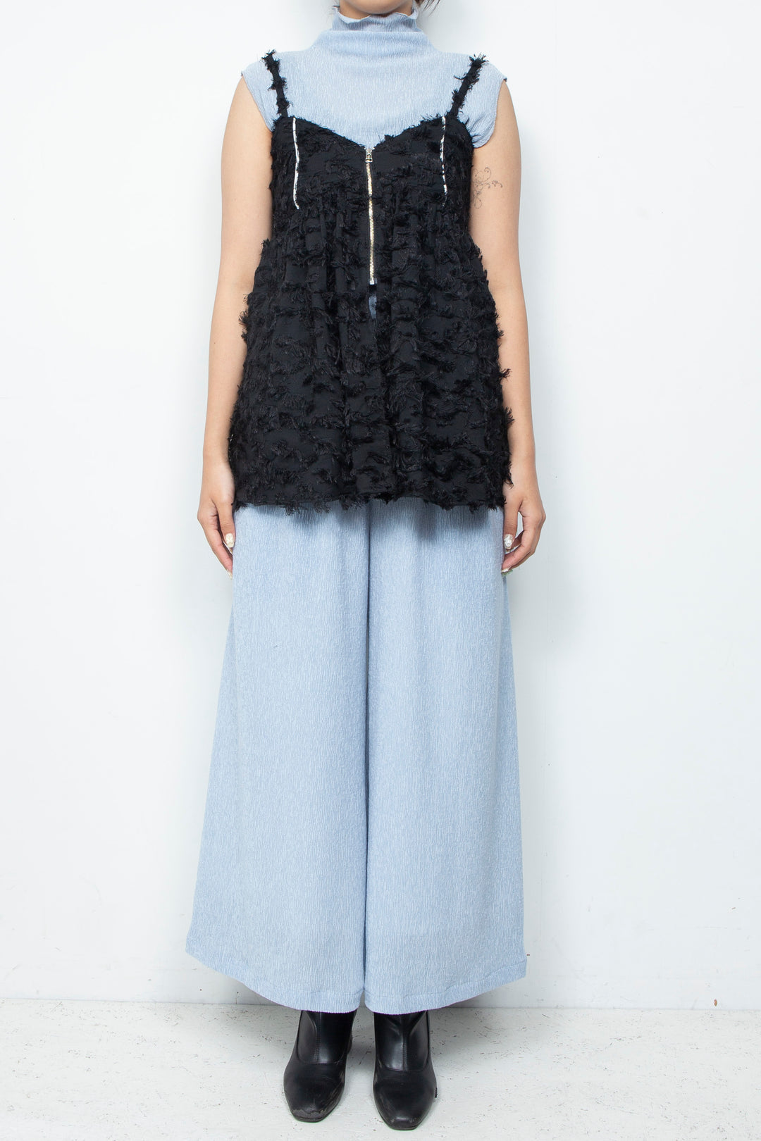 Haze Jacquard Cami Black