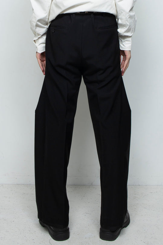 WOOL 3D SHAPE COCOON PANTS