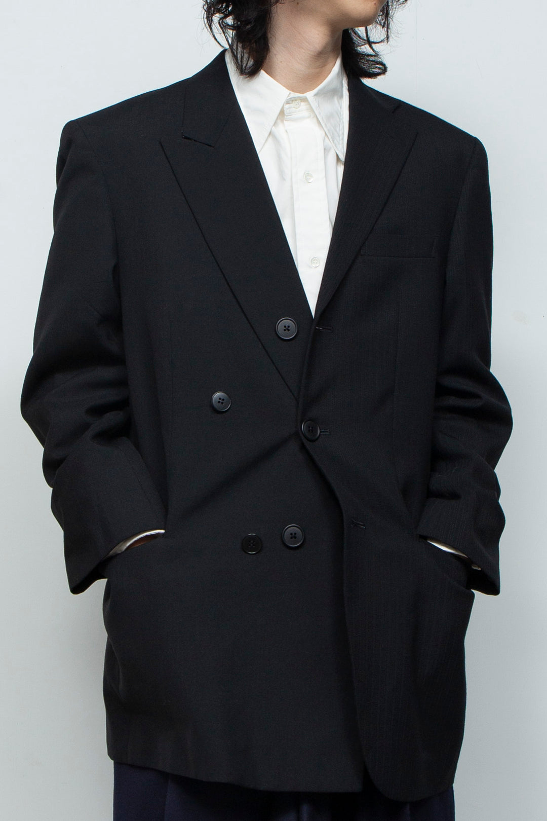 ASYMMETRY LAPEL TAILORED JACKET I