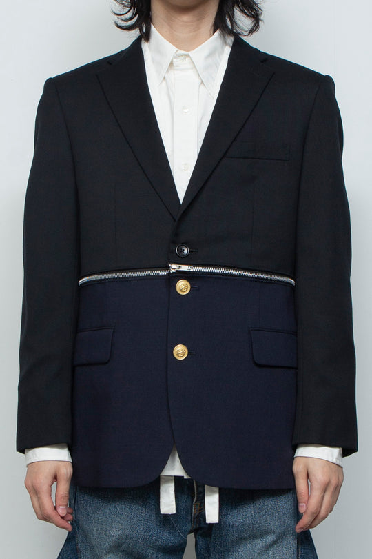 WAIST ZIP TAILORED JACKET