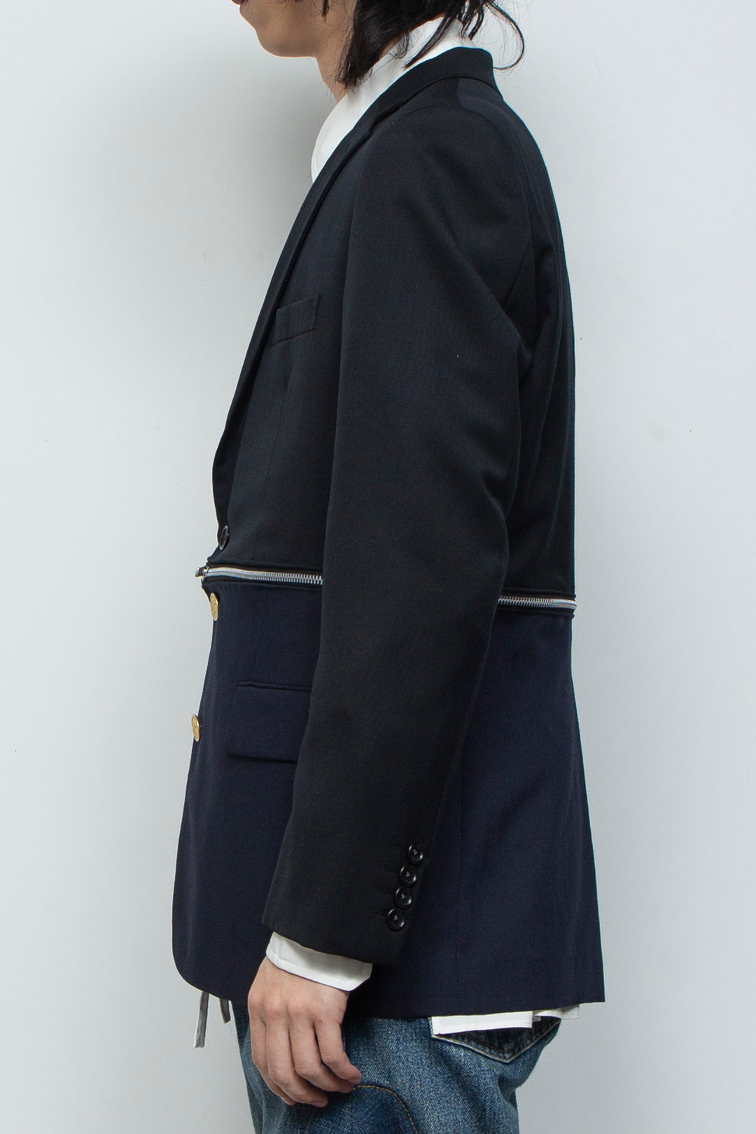 WAIST ZIP TAILORED JACKET