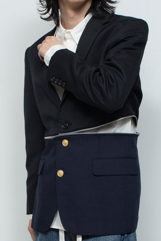 WAIST ZIP TAILORED JACKET