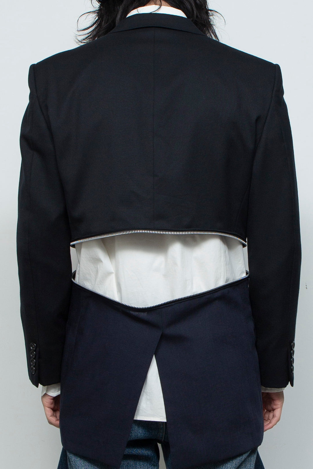 WAIST ZIP TAILORED JACKET