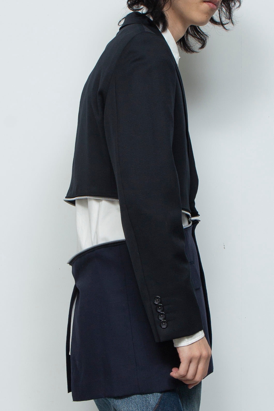 WAIST ZIP TAILORED JACKET