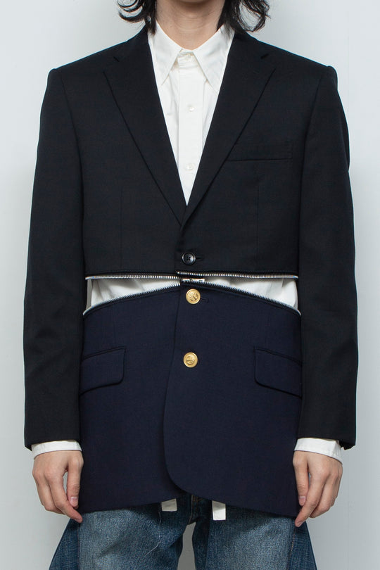 WAIST ZIP TAILORED JACKET