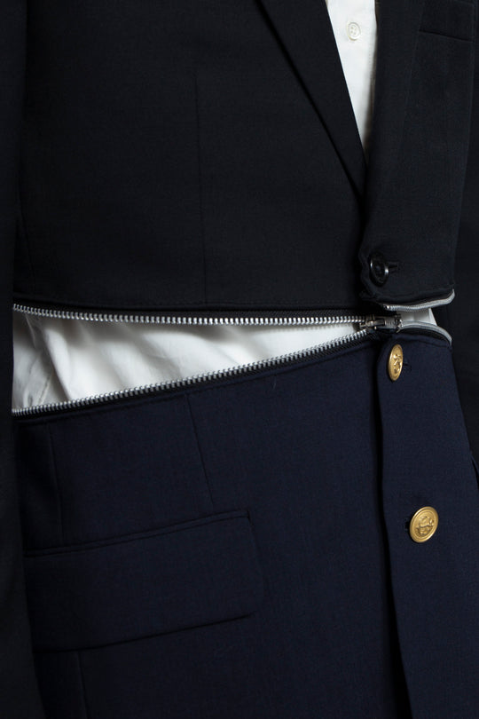 WAIST ZIP TAILORED JACKET