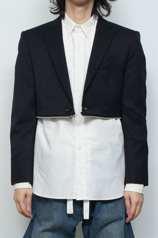 WAIST ZIP TAILORED JACKET