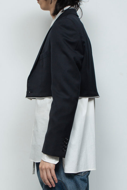 WAIST ZIP TAILORED JACKET