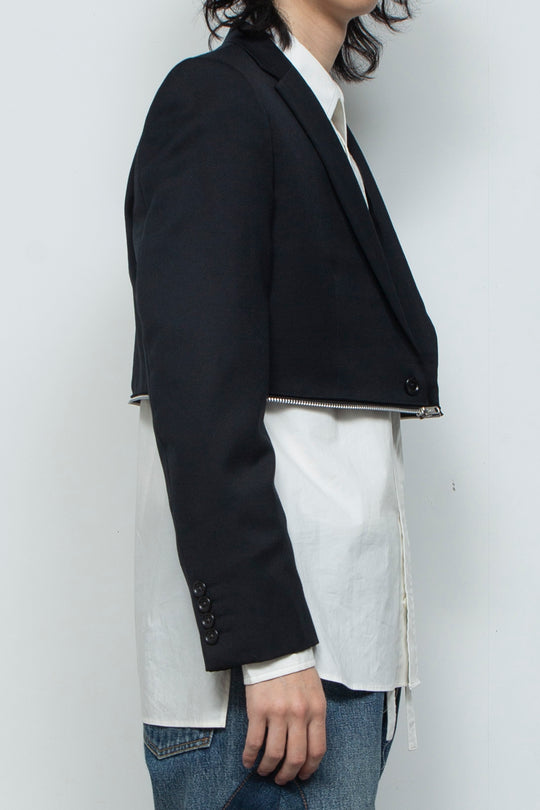 WAIST ZIP TAILORED JACKET