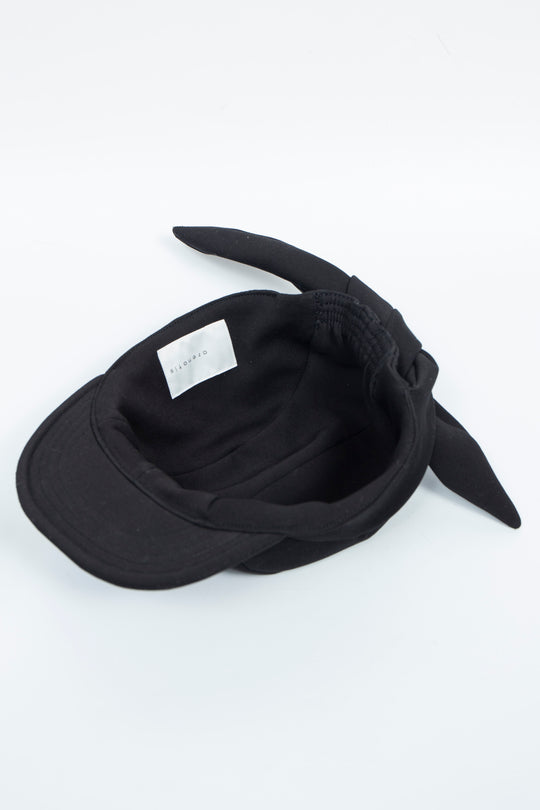 Double-Knit Adjustable Cap Black