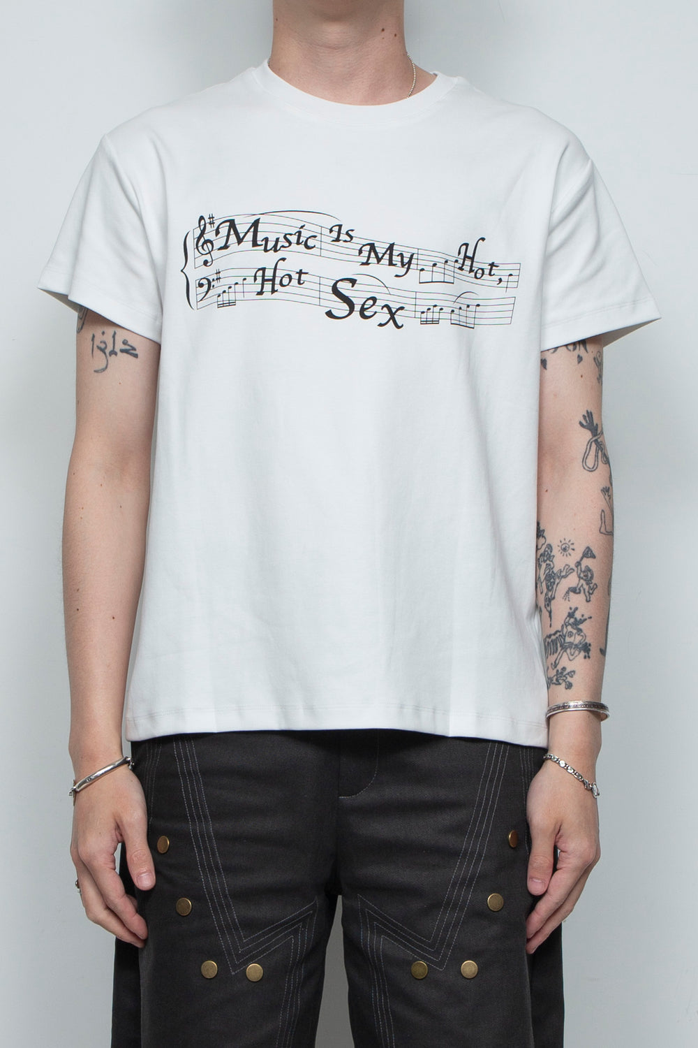 love music T-shirt WHITE