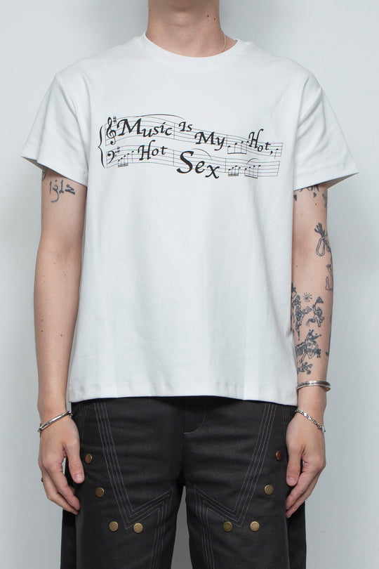 love music T-shirt WHITE