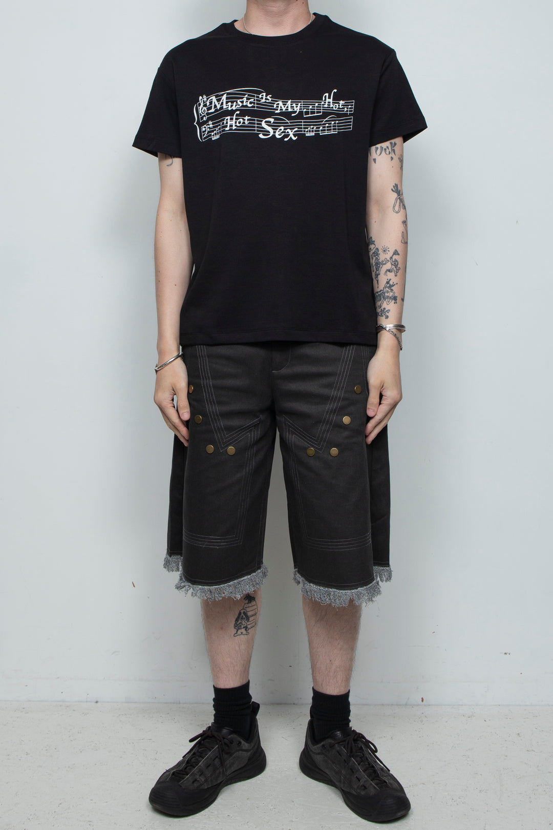 love music T-shirt BLACK