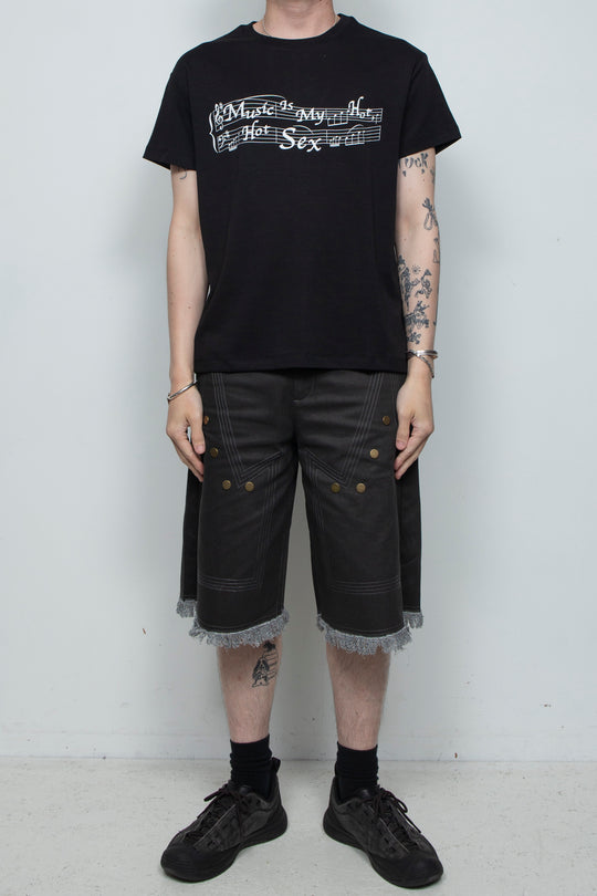 love music T-shirt BLACK