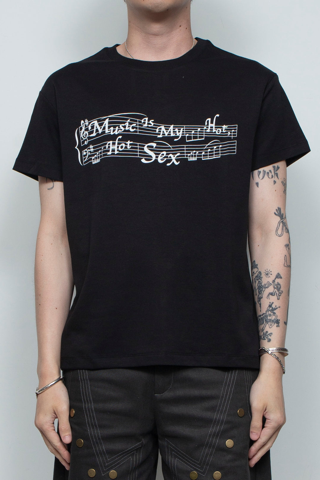 love music T-shirt BLACK