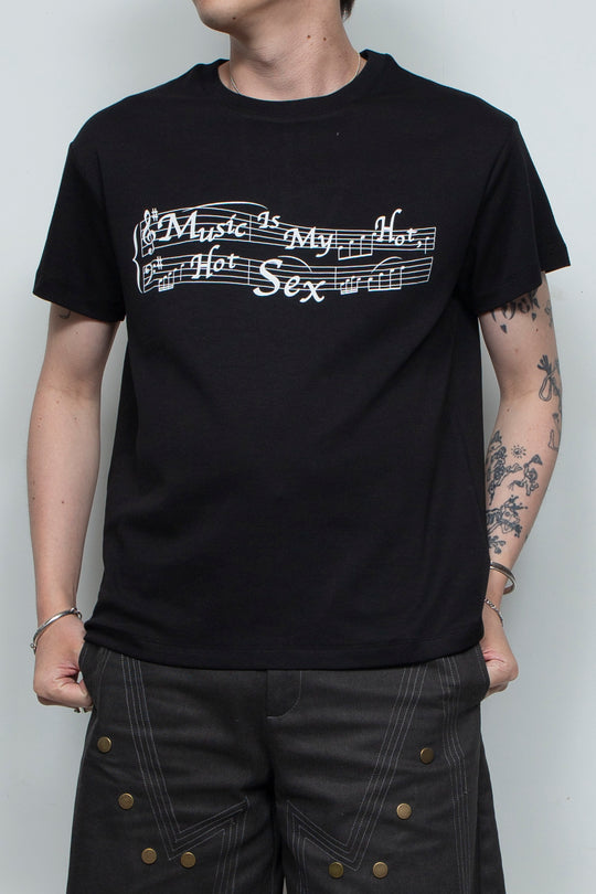 love music T-shirt BLACK