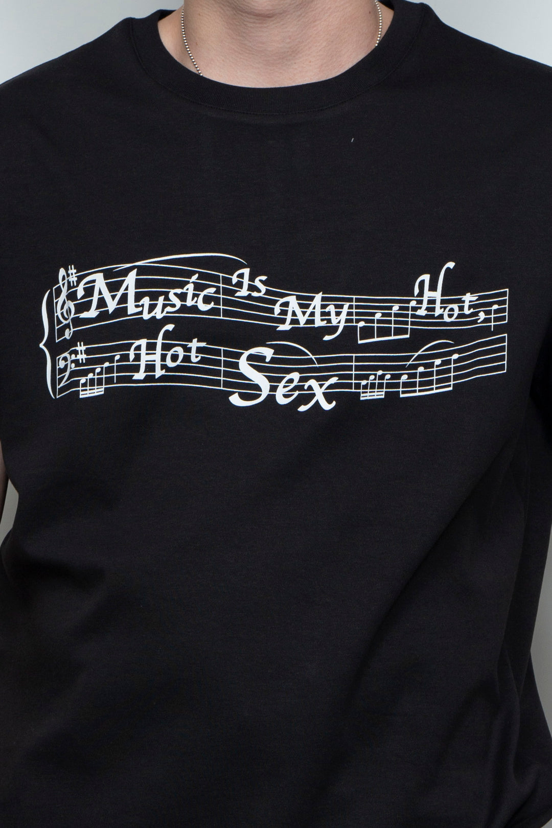 love music T-shirt BLACK