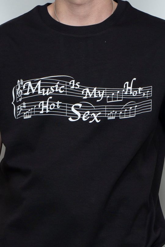 love music T-shirt BLACK