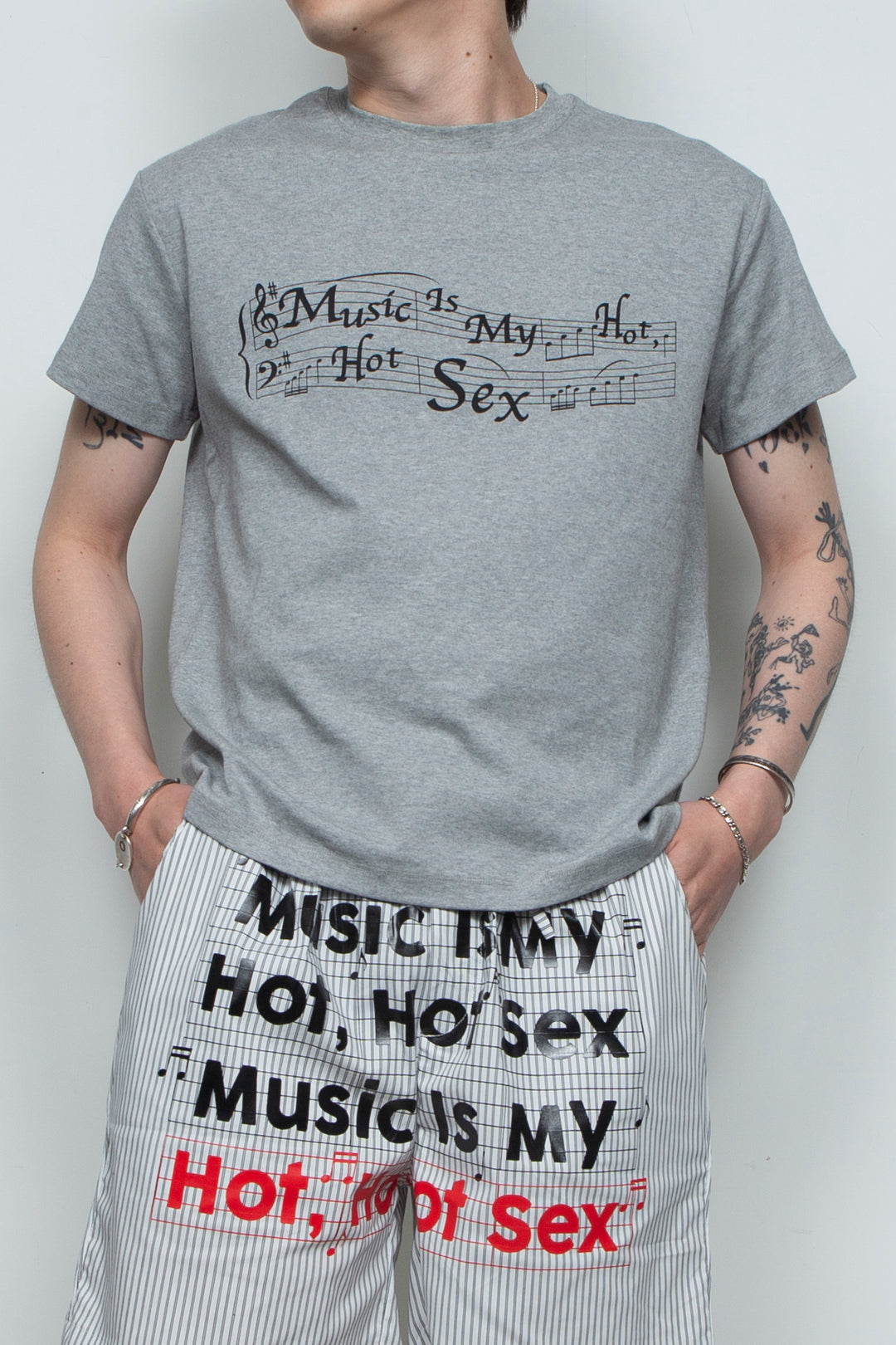 love music T-shirt GRAY