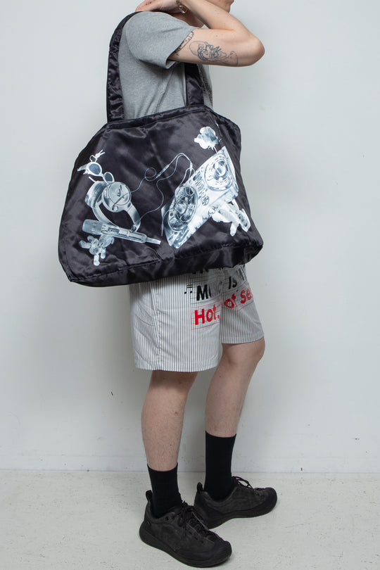 Axis black and white bag BLACK