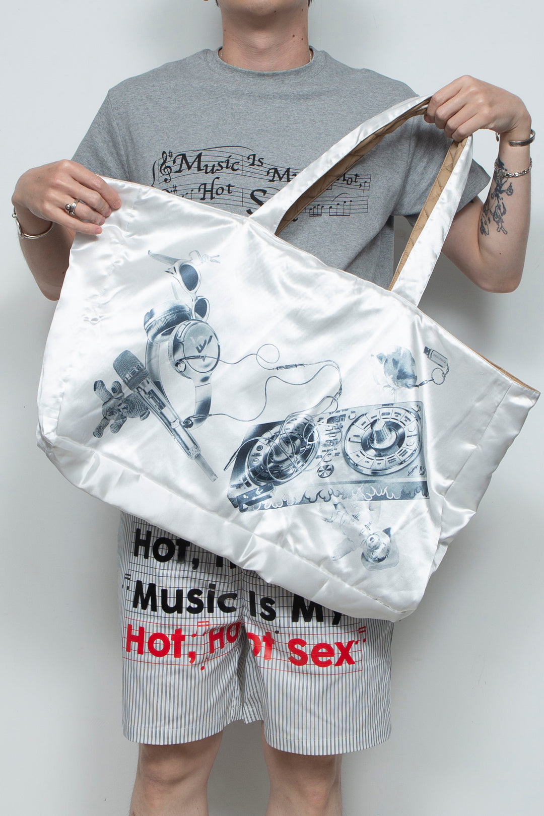 Axis black and white bag WHITE