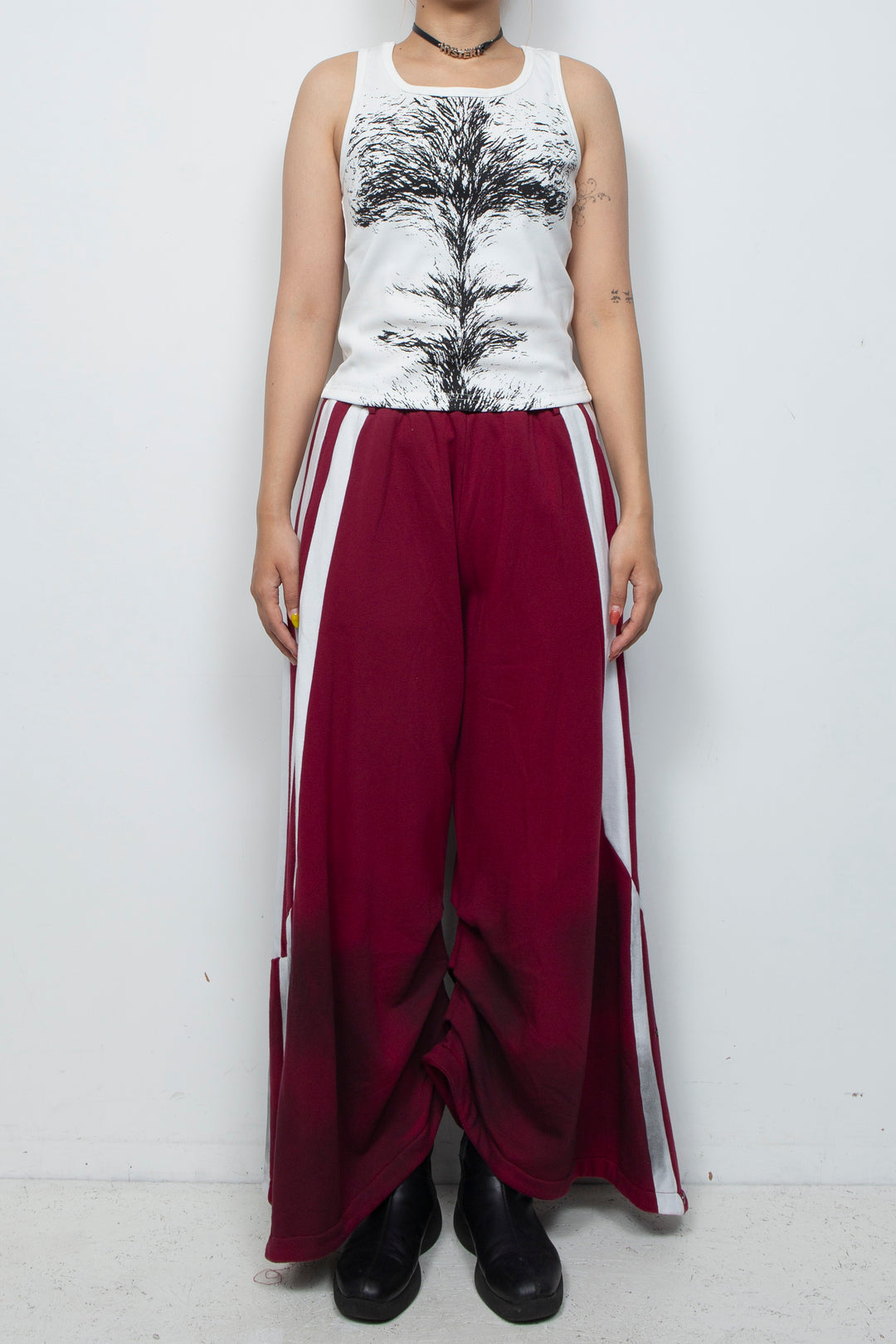 Interesting printed vest