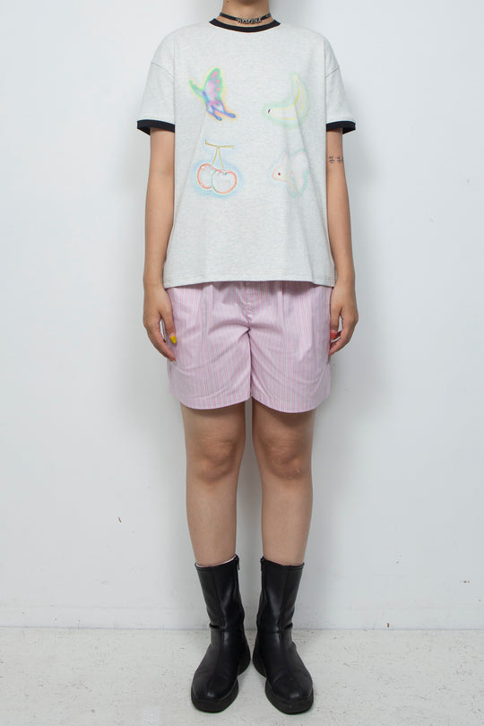 Printed loose T-shirt