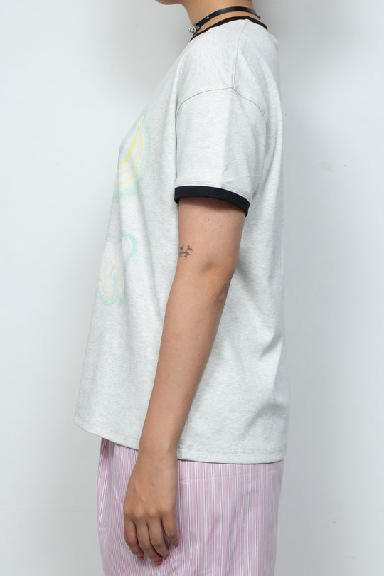 Printed loose T-shirt