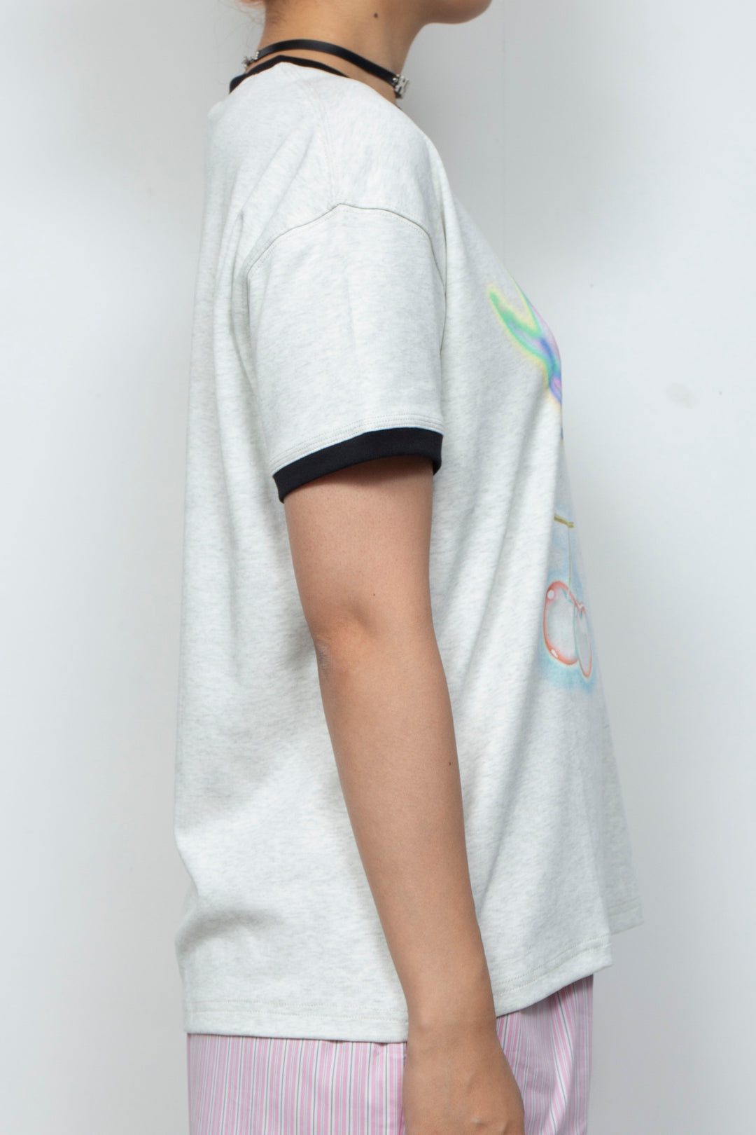 Printed loose T-shirt