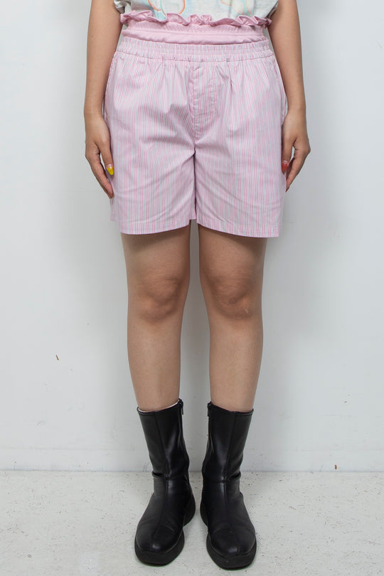Ruffled double-layer Aro pants Pink