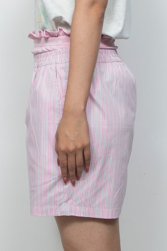 Ruffled double-layer Aro pants Pink