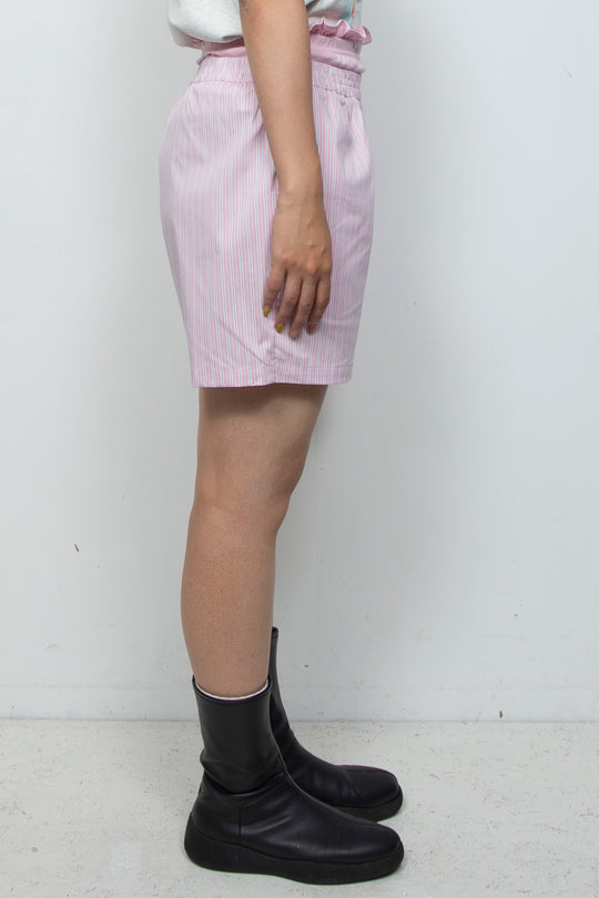 Ruffled double-layer Aro pants Pink