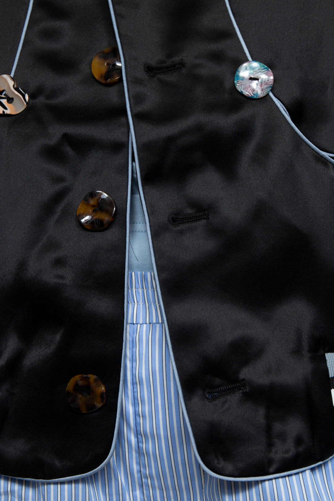Threaded silk jacket